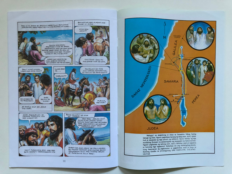 The Life of Jesus 2 / TAGALOG Language Children's comicstrip Bible book (9789711306922)