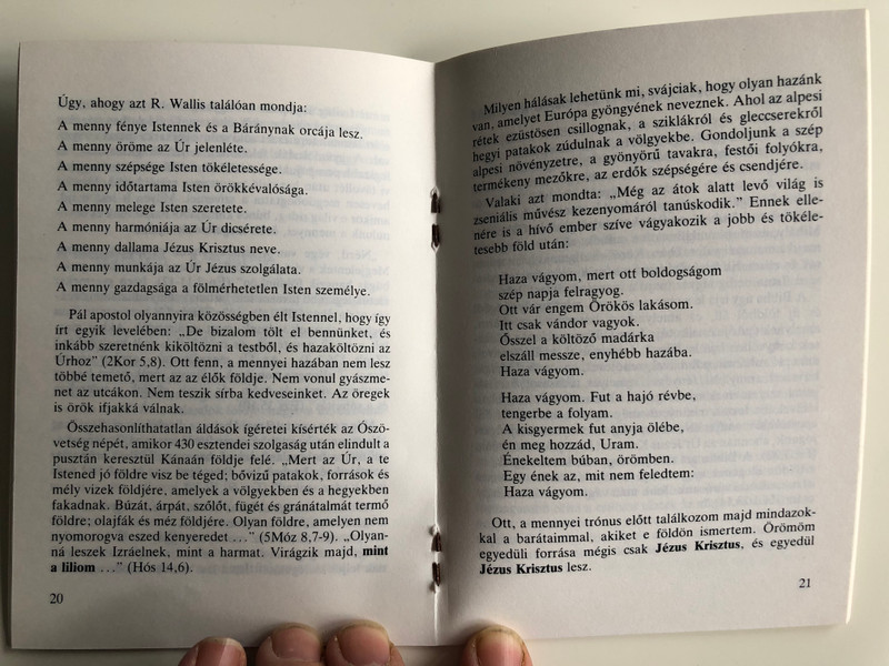 Út az örök hazába by Hermann Christen / Hungarian edition of Auf dem Weg zur ewigen Heimat / Primo kiadó - Evangéliumi kiadó / The Way to the Eternal Home - Hungarian gospel booklet (9637838139) 