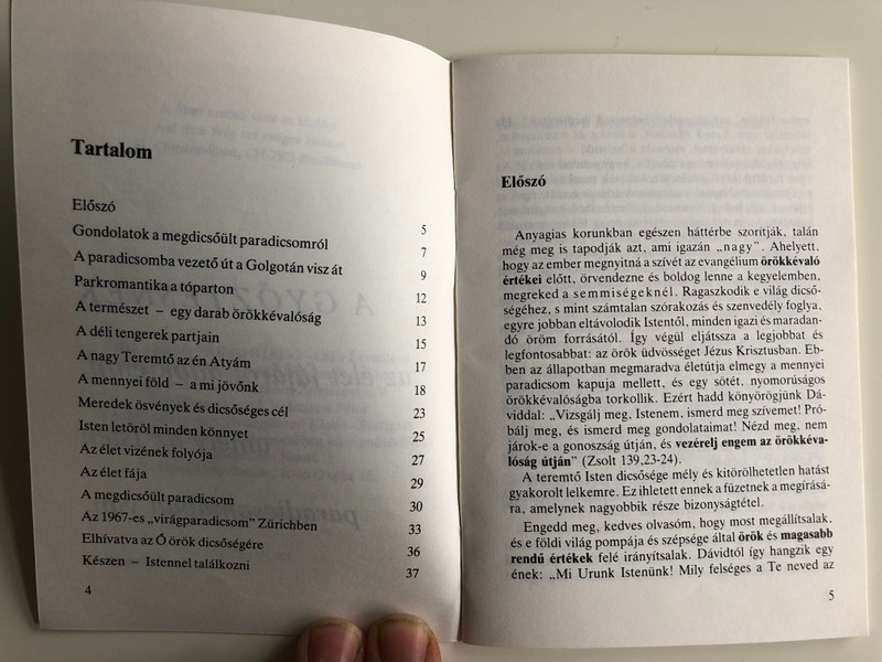 Út az örök hazába by Hermann Christen / Hungarian edition of Auf dem Weg zur ewigen Heimat / Primo kiadó - Evangéliumi kiadó / The Way to the Eternal Home - Hungarian gospel booklet (9637838139) 