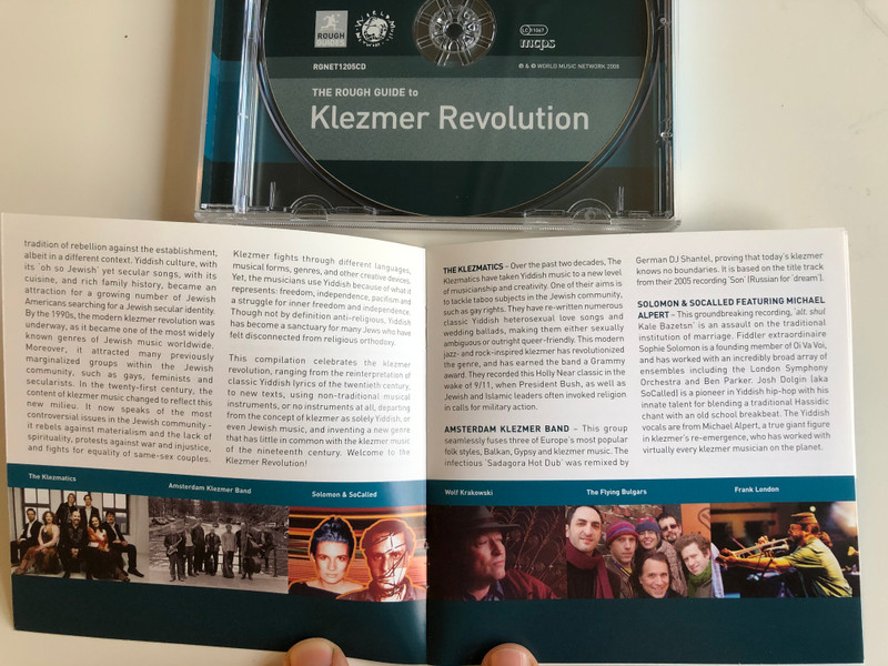 The Rough Guide To Klezmer Revolution / World Music Network ‎Audio CD 2008 / RGNET1205CD