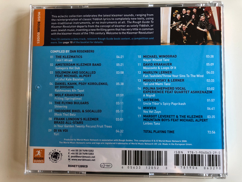 The Rough Guide To Klezmer Revolution / World Music Network ‎Audio CD 2008 / RGNET1205CD