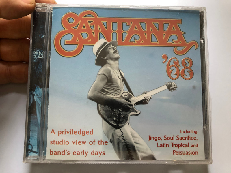 Santana '68 / A priviledged studio view of the band's early days / Including: Jingo, Soul Sacrifice, Latin Tropical and Persuasion / Prism Leisure ‎Audio CD 1997 / PLATCD 258
