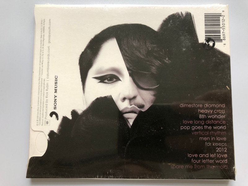 Gossip ‎– Music For Men / Columbia Audio CD 2009 / 88697550122