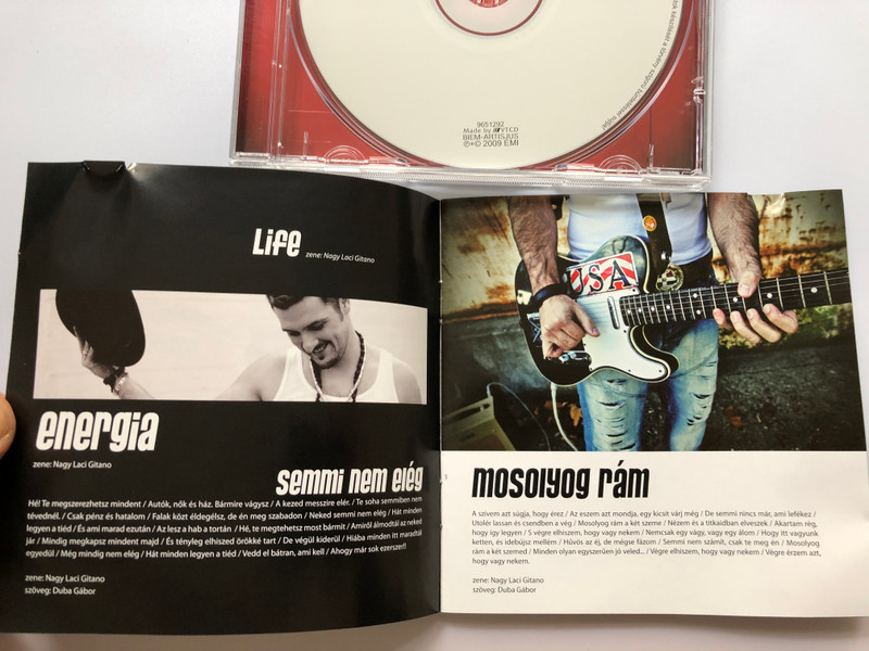 Gitano ‎– Semmi Nem Elég / EMI ‎Audio CD 2009 / 9651292