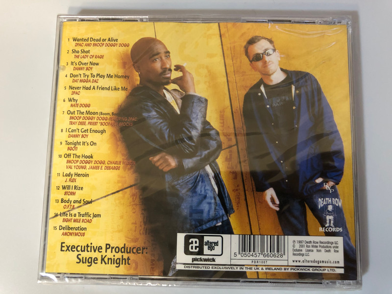 Gridlock'd - A Film By Vondie Curtis Hall / Digitally Remastered / Death Row Records Audio CD 2001 / PDR1007