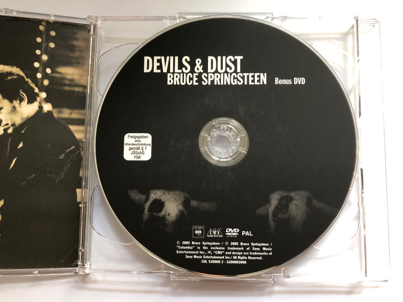 Devils & Dust - Bruce Springsteen ‎/ Columbia ‎Audio CD + DVD CD 2005 / 520000 2