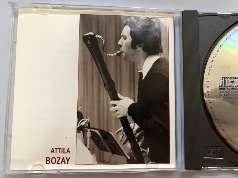 Bozay Plays Bozay - Improvisations for Solo Zihter Op. 22, Pezzo concertato No 2 Op. 24, Solo for Recorder Op-30a, Improvisations No 2 Op. 27, Mirror Op. 28 / Hungaroton Classic Audio CD 2000 Stereo / HCD 31936