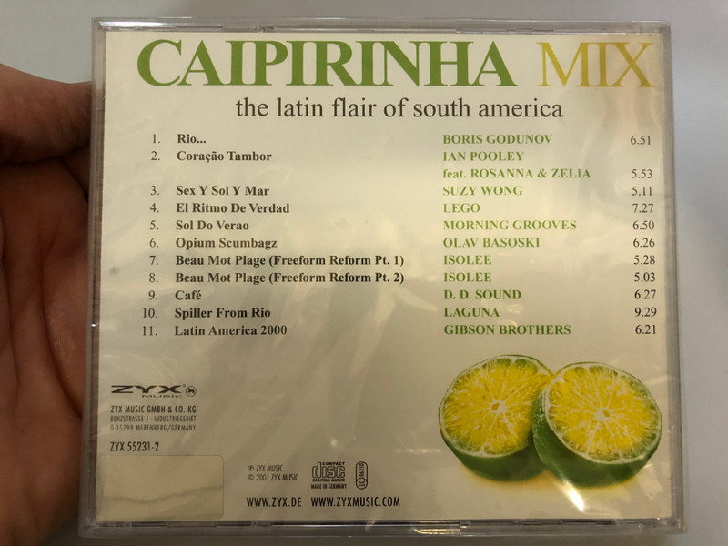 Caipirinha Mix - the latin flair of south america / incl. tracks by ian pooley, d.d. sound, lego, laguna, olav basoski... and more / ZYX Music Audio CD 2001 / ZYX 55231-2