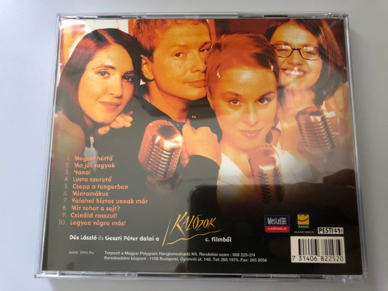 Dés + Geszti: Jazz+Az ‎– Kalózok / Budapest Music Center Records ‎Audio CD 1998 / BMC CD 016