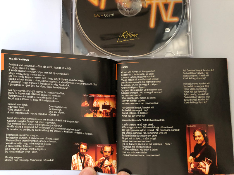 Dés + Geszti: Jazz+Az ‎– Kalózok / Budapest Music Center Records ‎Audio CD 1998 / BMC CD 016