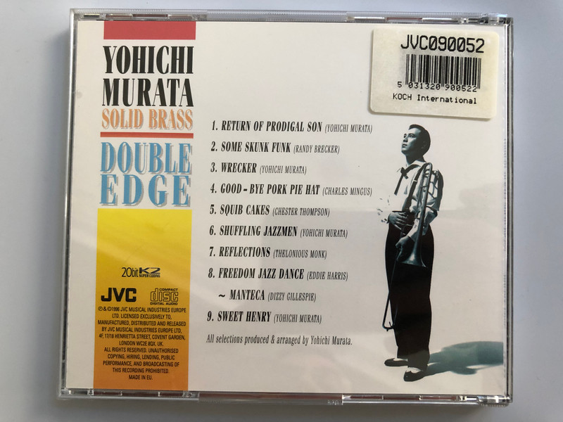 Yoichi Murata Solid Brass ‎– Double Edge / JVC Audio CD 1996 / JVC 9005-2