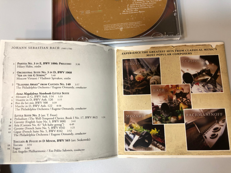 The Bach Collection / Sony Classical Audio CD 2006 / 82876852412