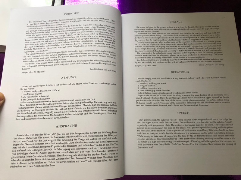 Recorder ABC - Furulya ABC - Lőrincz-Paragi / Editio Musica budapest 2020 - Z. 14 090 / Blockflöten-ABC für C-Sopranblockflöte / Paperback (9790080140901)