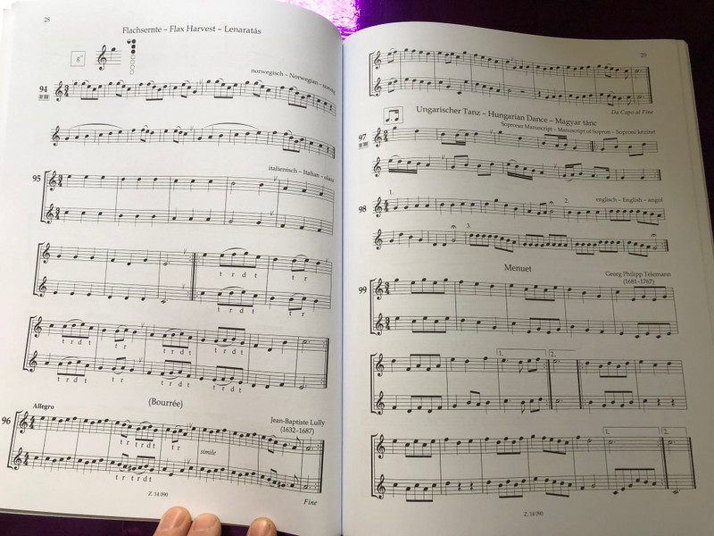Recorder ABC - Furulya ABC - Lőrincz-Paragi / Editio Musica budapest 2020 - Z. 14 090 / Blockflöten-ABC für C-Sopranblockflöte / Paperback (9790080140901)