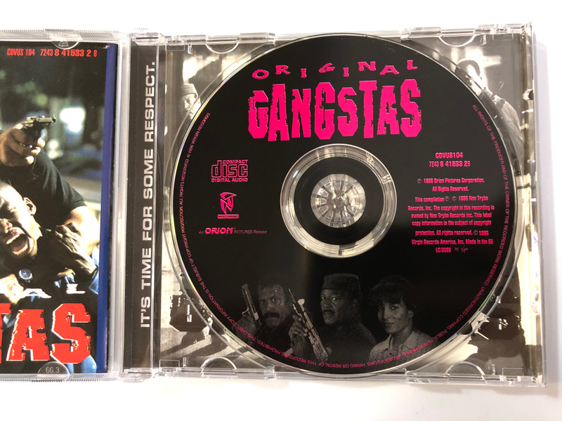 Original Gangstas (The Soundtrack) / It's Time For Some Respect. / Fred Williamson, Jim Brown, Pam Grier / Noo Trybe Records ‎Audio CD 1996 / 724384153328