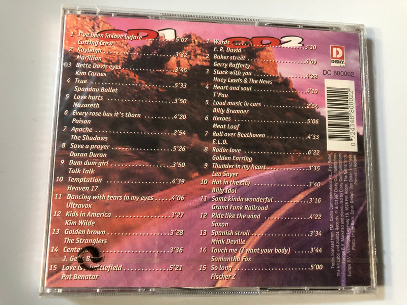 FM Power / Ultravox, Huey Lewis & The News, Duran Duran, Meat Loaf, Marillion, Billy Idol, Talk Talk / Disky 2x Audio CD 1997 / DC 880002