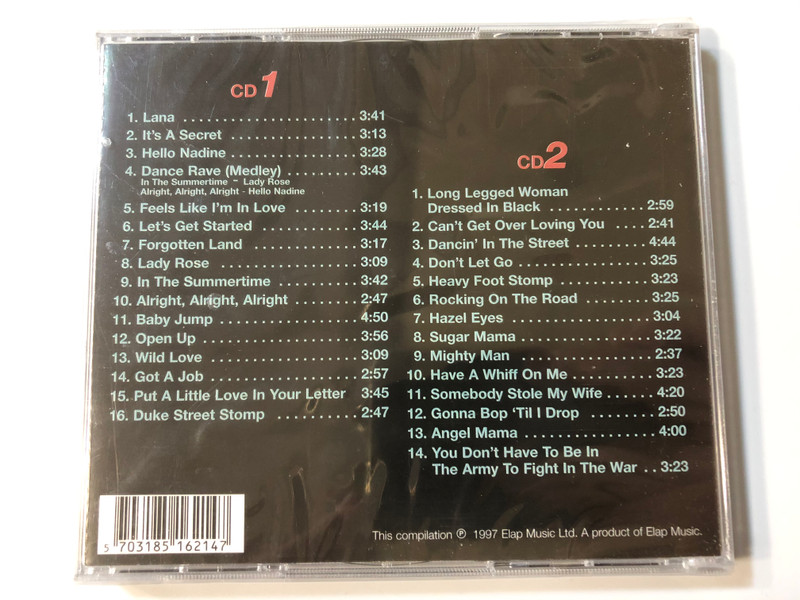 Greatest Hits - Mungo Jerry / Elap Music ‎2x Audio CD 1997 / 56214CD
