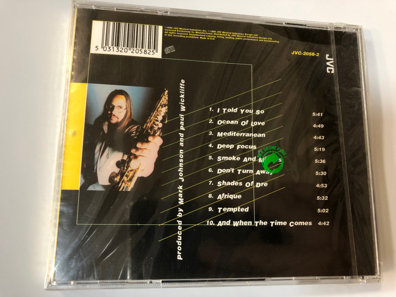 Mark Johnson – Deep Focus / JVC Audio CD 1996 / JVC-2058-2