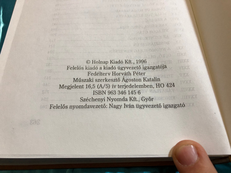 Rab ember fiai - Dióbél királyfi by Móra Ferenc / Holnap Kiadó 1996 / HO 424 / Hardcover / Hungarian Classic writer Ferenc Móra (9789633461457)