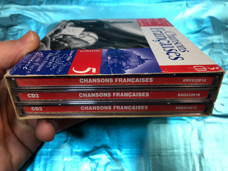 Chansons Françaises - Volume 5 / Maurice Chevalier, Berthe Sylva, Edith Piaf, Henri Salvador, Leo, Tino Rossi, Lucienne Delyle, Jean Sablon, Ray Ventura / Weton-Wesgram 3x Audio CD 2001 / KBOX3281 