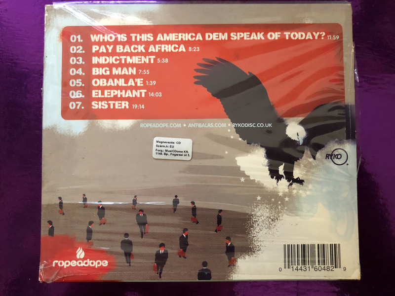 Antibalas – Who Is This America? / Ropeadope Records Audio CD / RCD16048