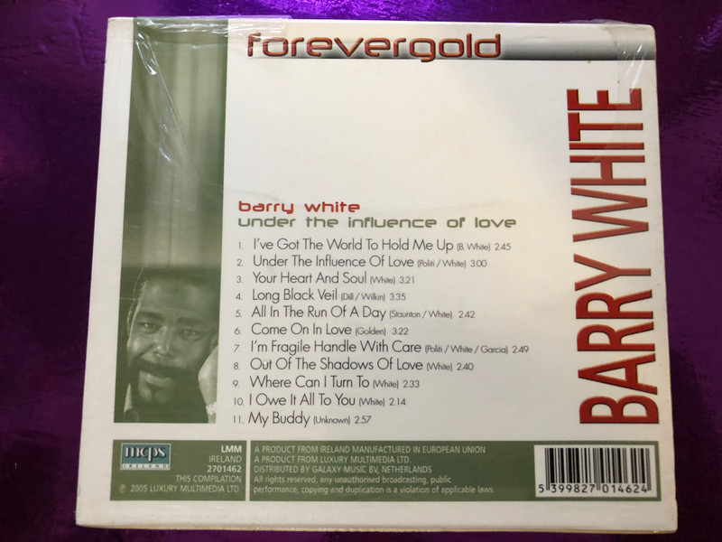 Barry White – Under The Influence Of Love / Forever Gold / Under The Influence Of Love, Long Black Veil, Come On In / LMM Audio CD 2005 / 2701462