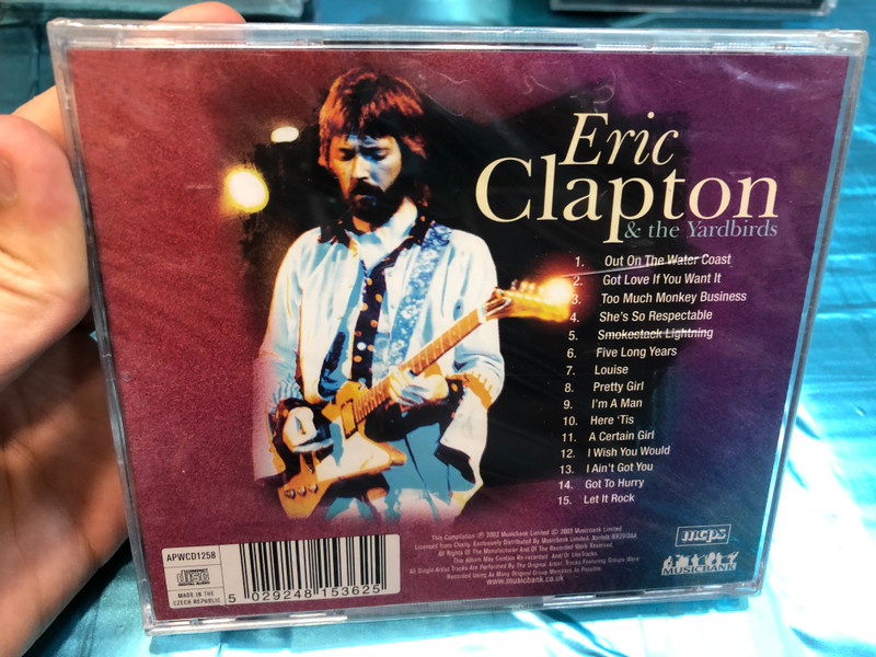 Eric Clapton & The Yardbirds / Includes: A Certain Girl, Let It Rock, Pretty Girl, I Ain't Got You, I Wish You Would, Smokestack Lightning / Musicbank Limited Audio CD 2003 / APWCD1258