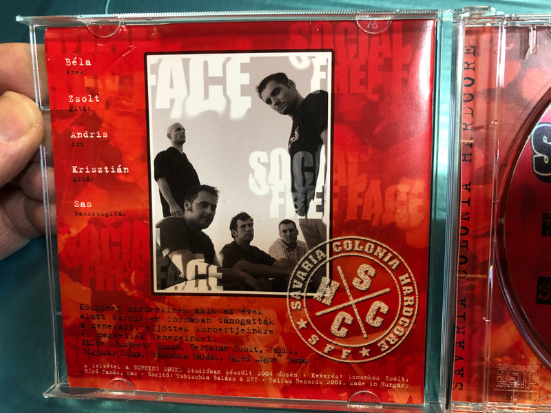 Social Free Face - Szélsőségek Sodrásában / Nem a mi harcunk, Elég volt, Napról Napra, Mindentől megfosztva / SFF Audio CD 2004 / Taifuu records (SFF-CD)