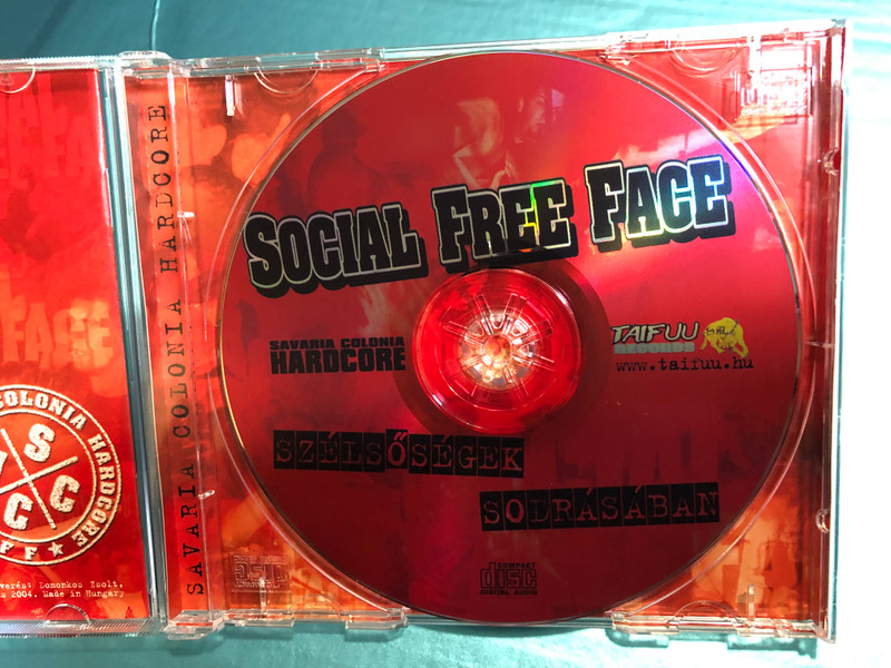 Social Free Face - Szélsőségek Sodrásában / Nem a mi harcunk, Elég volt, Napról Napra, Mindentől megfosztva / SFF Audio CD 2004 / Taifuu records (SFF-CD)