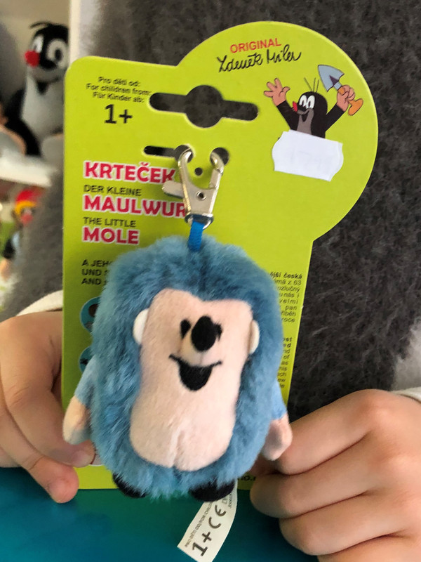 Krtek - Little Mole - Hedgehog snap hook 8 cm / Ježek karabinka Krtek 8cm / Igel 8cm Schlüsselanhänger / 35915Y / Ages 1+ (8590121359153)