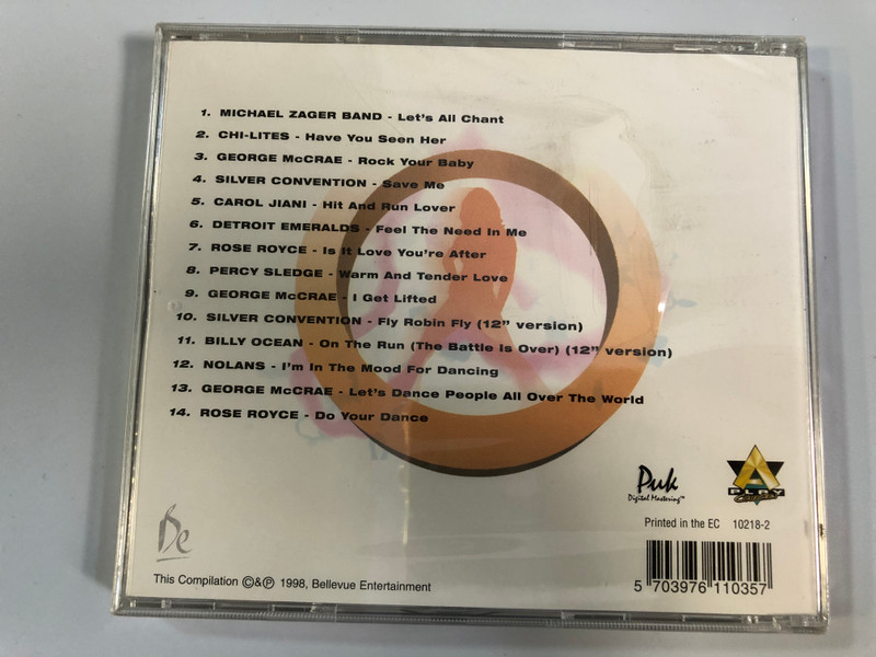 Dance Floor Fillers From The 70s & 80s / Get Down Saturday Night, Volume Two - Let's All Chant / Includes: Detroit Emeralds, George McCrae / A Play Collection Audio CD 1998 / 10218-2