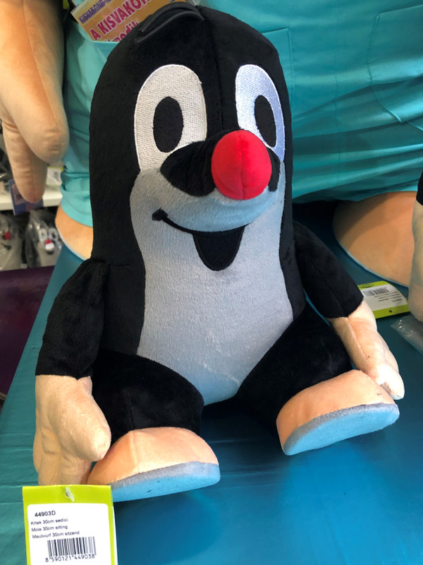 Krtek sedící 30 cm / The little mole 30cm sitting / Maulwurf 30cm sitzend / Kisvakond 30cm ülő / 44903D / Ages 0+ (8590121449038)