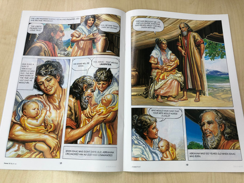 The Man Who Trusted God - The Story of Abraham - English Edition / Bible Society Comics / Exciting Action From The Bible 
CLASSIC GREAT BIBLE COMICS