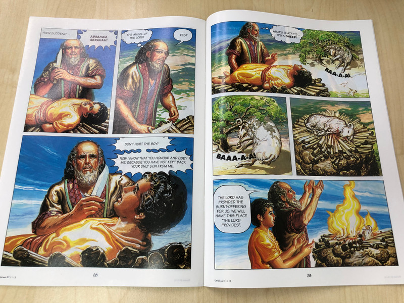 The Man Who Trusted God - The Story of Abraham - English Edition / Bible Society Comics / Exciting Action From The Bible 
CLASSIC GREAT BIBLE COMICS