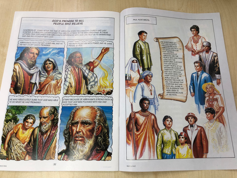 The Man Who Trusted God - The Story of Abraham - English Edition / Bible Society Comics / Exciting Action From The Bible 
CLASSIC GREAT BIBLE COMICS
