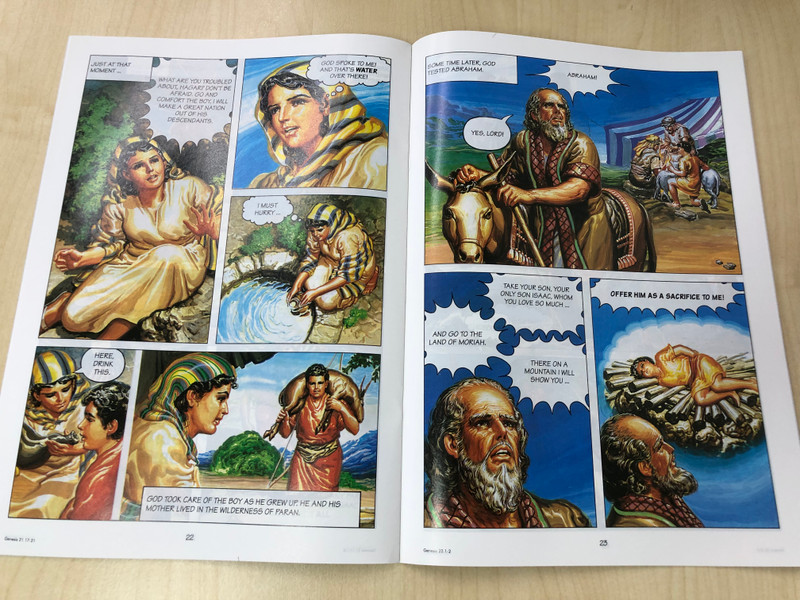 The Man Who Trusted God - The Story of Abraham - English Edition / Bible Society Comics / Exciting Action From The Bible 
CLASSIC GREAT BIBLE COMICS