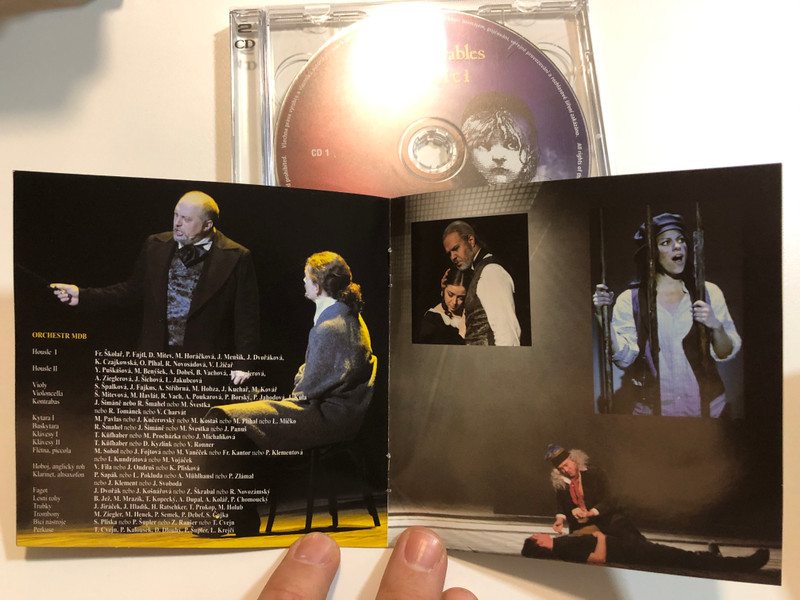 Alain Boublil a Claude-Michel Schonberg - Les Miserables - Bidnici / Original London Production by Cameron Mackintosh and Royal Shakespeare Company / Mestske divadlo Brno 2x Audio CD