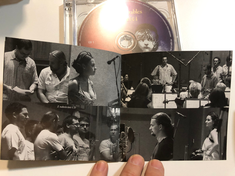 Alain Boublil a Claude-Michel Schonberg - Les Miserables - Bidnici / Original London Production by Cameron Mackintosh and Royal Shakespeare Company / Mestske divadlo Brno 2x Audio CD