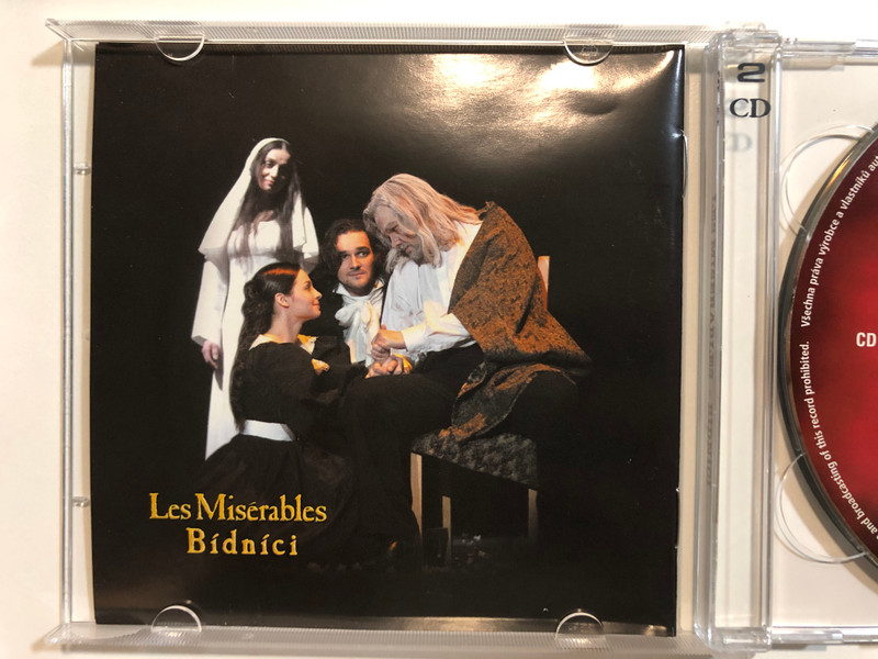 Alain Boublil a Claude-Michel Schonberg - Les Miserables - Bidnici / Original London Production by Cameron Mackintosh and Royal Shakespeare Company / Mestske divadlo Brno 2x Audio CD