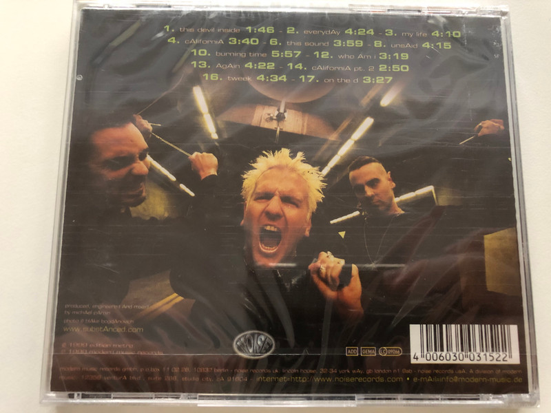 Substance D. – Addictions / Noise International Audio CD 1999 / N 0315-2