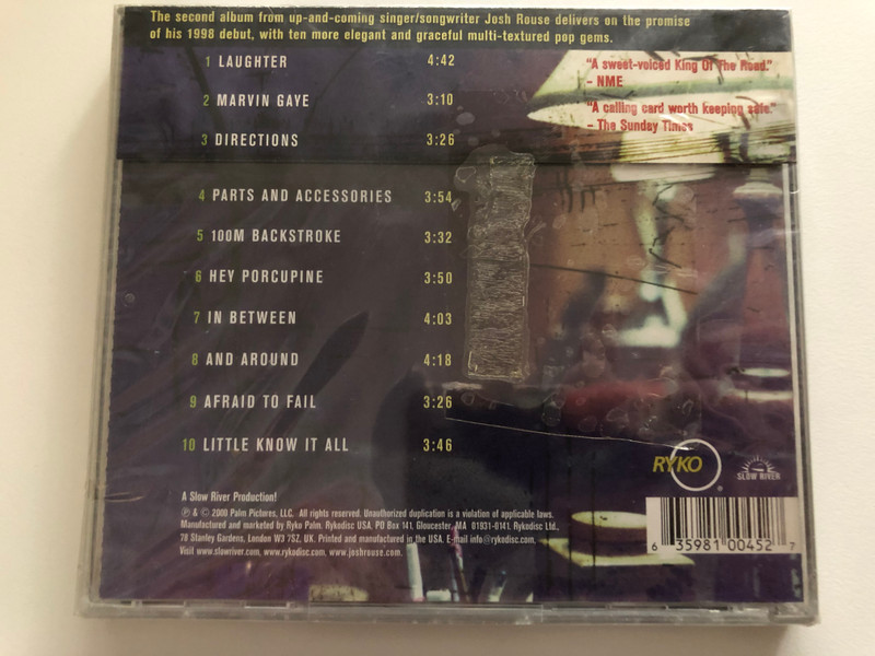 Josh Rouse – Home / Slow River Records Audio CD 2000 / SRRCD45