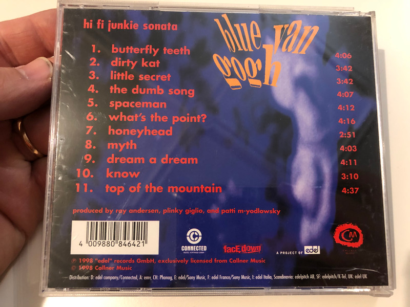 Hi Fi Junkie Sonata | Blue Van Gogh Alternative Rock CD Album