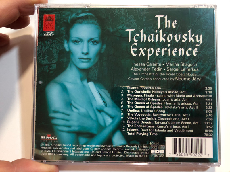 The Tchaikovsky Experience / Inese Galante, Marina Shaguch, Alexander Fedin, Sergei Leiferkus / The Orchestra Of The Royal Opera House, Covent Garden, Neeme Järvi / Conifer Classics Audio CD 1997 / 75605 55022 2