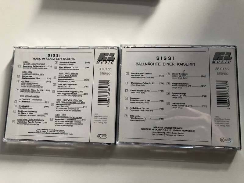 Sissi - Musik Im Glanz Der Kaiserin / Eine Musikalische Biographie / Delta Music 2x Audio CD, Box / 38017