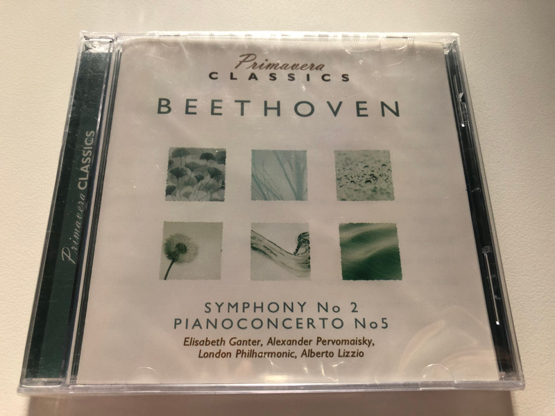 Primavera Classics / Beethoven - Symphony No 2, Pianoconcerto No 5 / Elisabeth Ganter, Alexander Pervomaisky, London Philharmonic, Alberto Lizzio / LMM Audio CD 2006 / 3516062
