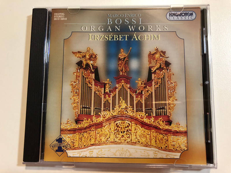Marco Enrico Bossi - Organ Works / Erzsebet Achim / Hungaroton Classic Audio CD 2001 Stereo / HCD 32016