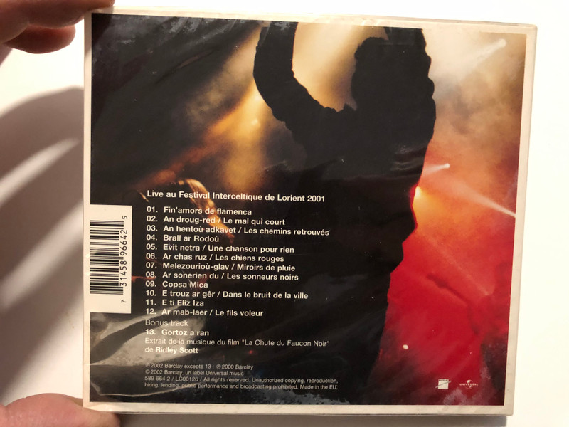 Denez Prigent – Live Holl A-Grevret / Barclay Audio CD 2002 / 589664.2