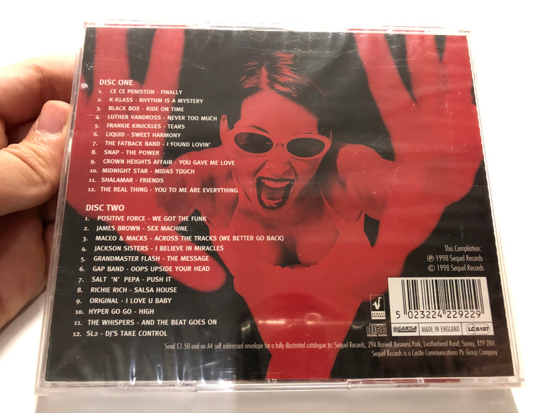 12" Dance Party Anthems / Features Full 12'' Or Album Mixes / Sequel Records 2x Audio CD 1998 / NED CD 292