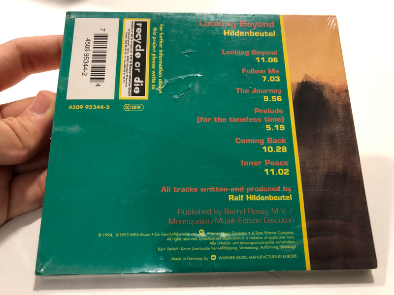 Recycle or die / Looking Beyond / Recycle Or Die Audio CD 1994 / 4509 95344-2