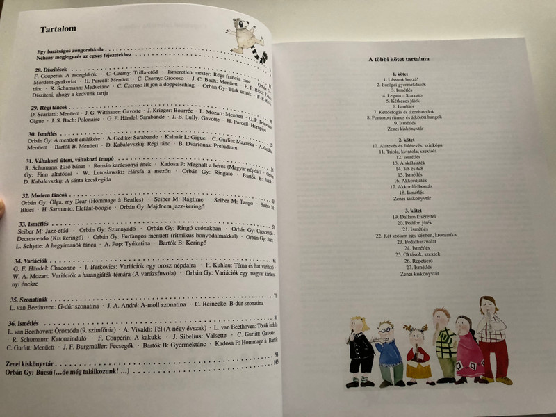 A barátságos zongoraiskola 4 - Scoala pianistica prietenoasa 4 by György Orbán / Editio Musica Budapest 2006 / Z.14 756 / Illustrated by Christina Diederich / Lakos / Hungarian - Romanian bilingual piano lesson book - volume 4 (9790080147566)